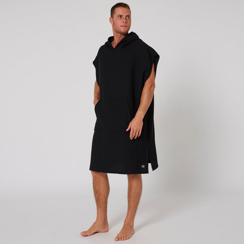 Load image into Gallery viewer, O&amp;E Mens Waffle Poncho
