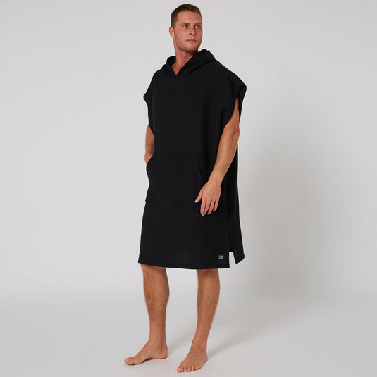 O&E Mens Waffle Poncho