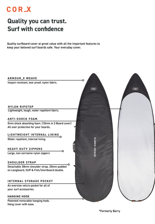 O&E COR_X Shortboard Day Cover