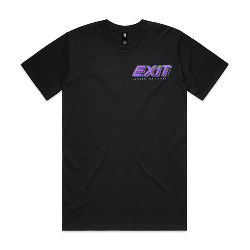 Exit Surf OG Logo Tee - Black/Purple