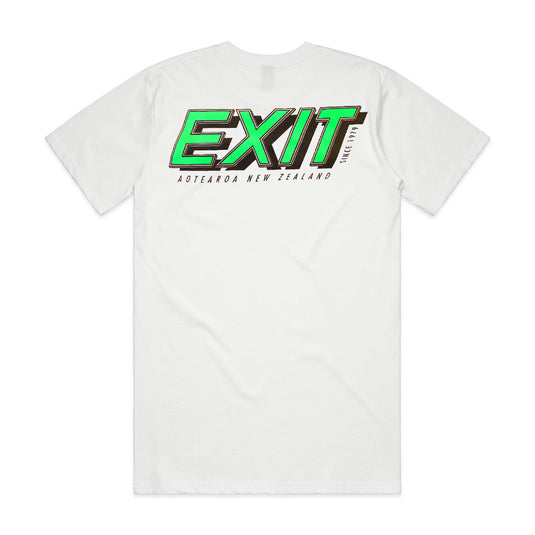 Exit Surf OG Logo Tee - White/Green