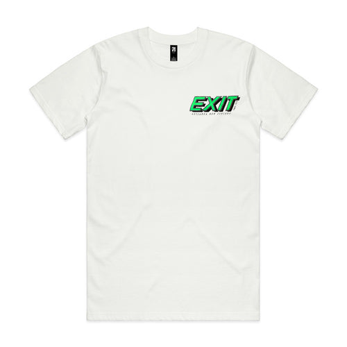 Exit Surf OG Logo Tee - White/Green
