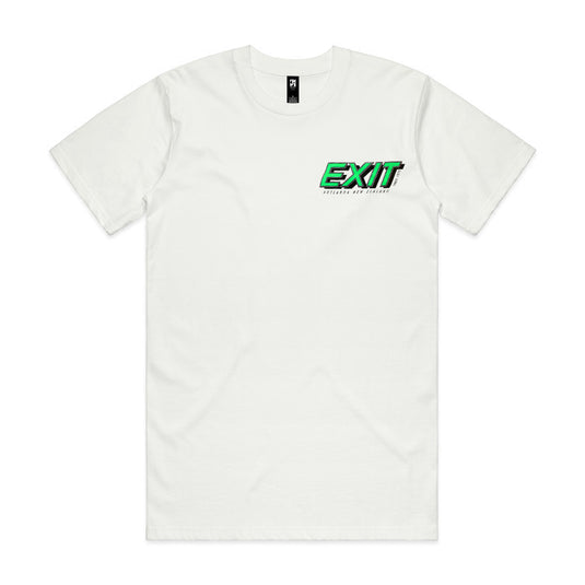 Exit Surf OG Logo Tee - White/Green