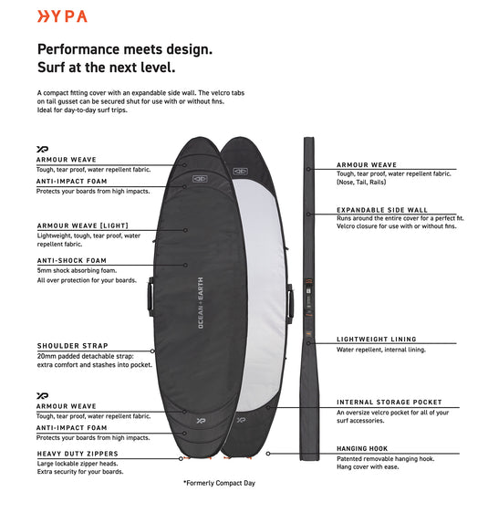 O&E Hypa Shortboard Day Cover