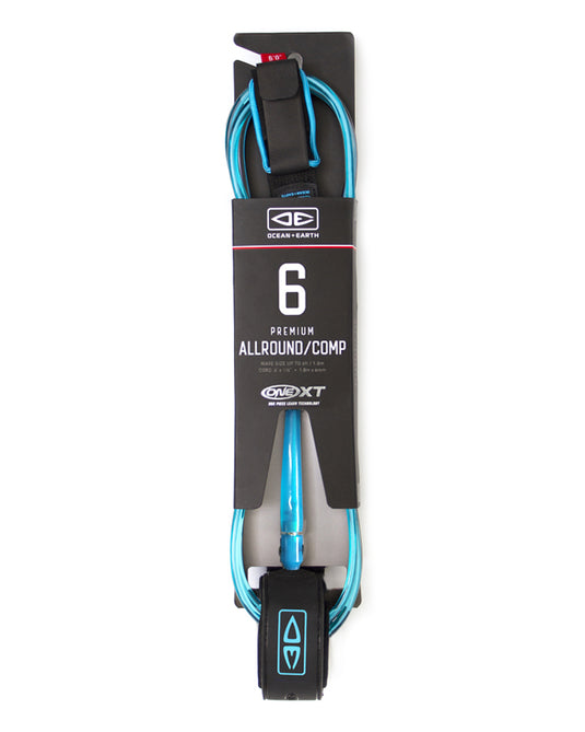 O&E All Round XT Comp 6'0" One Piece Leash