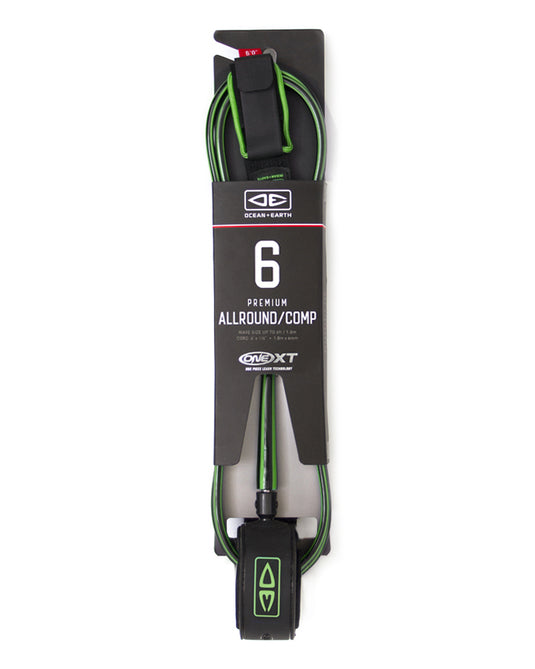 O&E All Round XT Comp 6'0" One Piece Leash