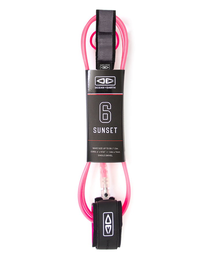 Load image into Gallery viewer, O&amp;E Sunset 6&#39;0&quot; Moulded Leash
