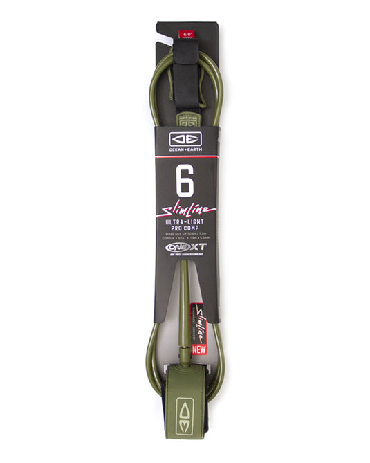 O&E Slim Line ONE-XT Comp 6'0 Leash