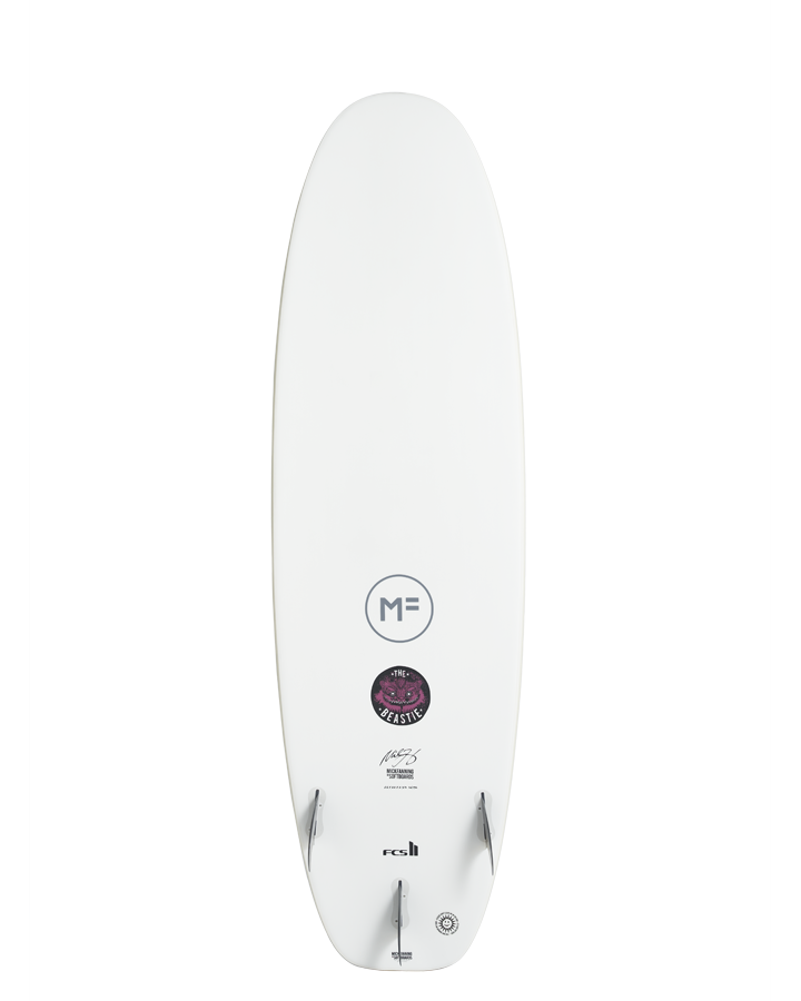 Load image into Gallery viewer, Mick Fanning Beastie Epoxy-Lam - White
