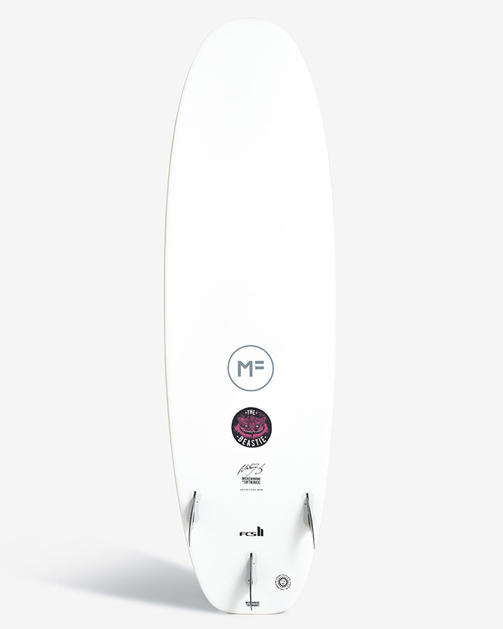 Load image into Gallery viewer, Mick Fanning Beastie Epoxy-Lam - White
