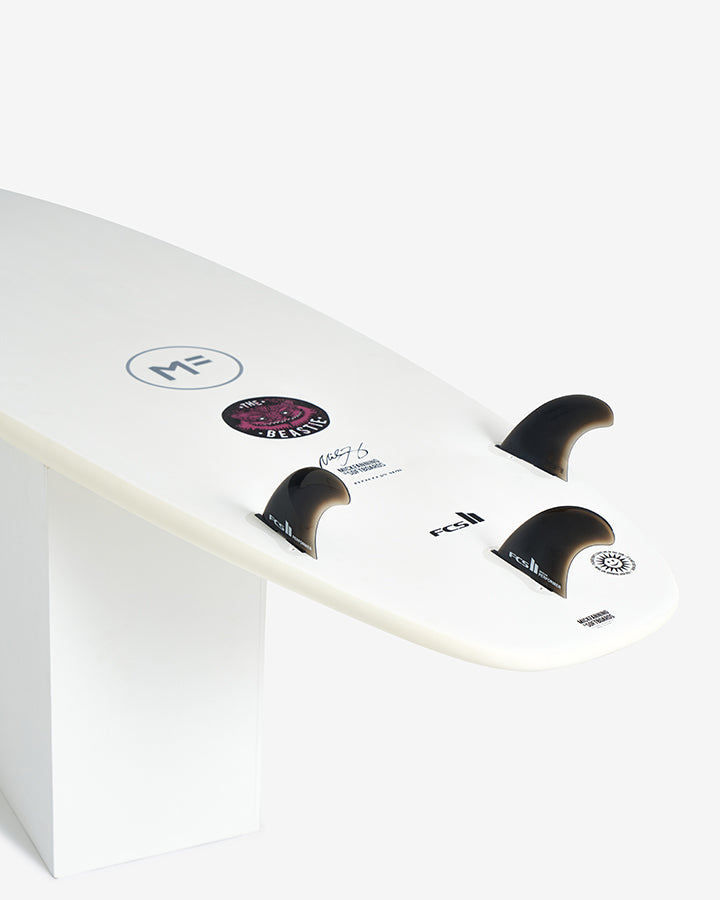Load image into Gallery viewer, Mick Fanning Beastie Epoxy-Lam - White
