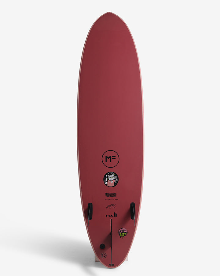 Load image into Gallery viewer, Mick Fanning Alley Cat Supersoft - Coral/Merlot
