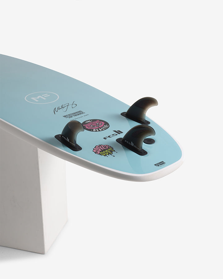 Load image into Gallery viewer, Mick Fanning Beastie Supersoft - White/Teal
