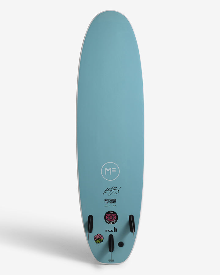 Load image into Gallery viewer, Mick Fanning Beastie Supersoft - White/Teal
