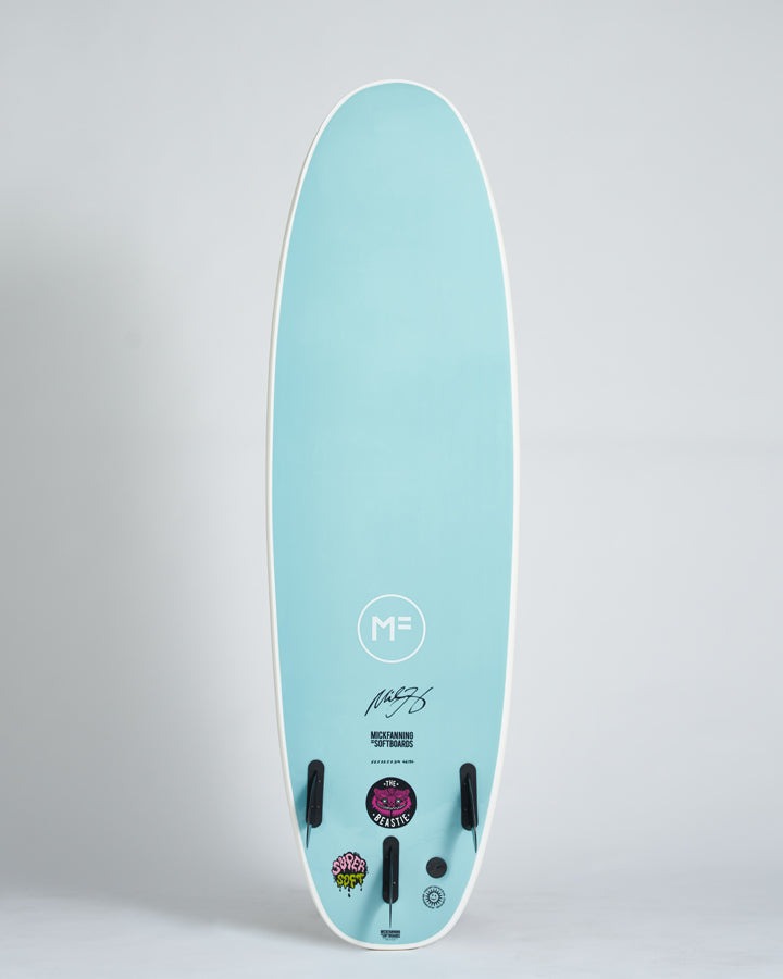 Load image into Gallery viewer, Mick Fanning Beastie Supersoft - White/Teal
