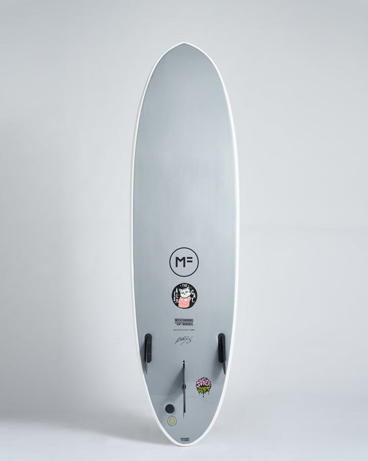 Mick Fanning Alley Cat Super Soft - White/Grey