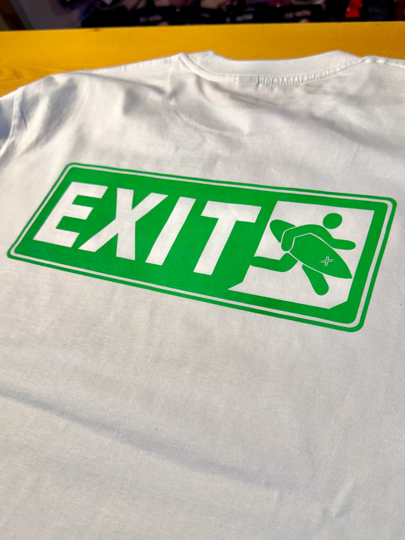 Load image into Gallery viewer, Exit Surf Ladies Emergency Exit Sign Tee
