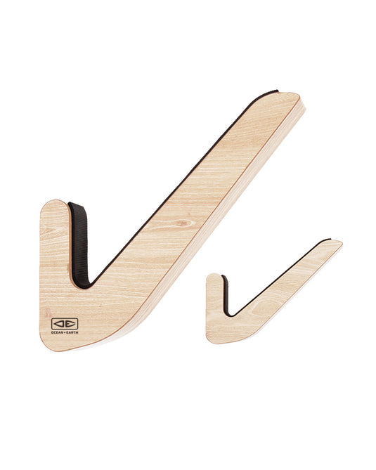 O&E Timber Longboard Wall Display Rack