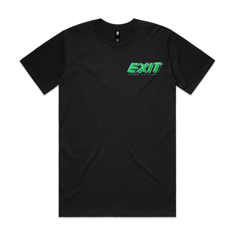 Load image into Gallery viewer, Exit Surf OG Logo Tee - Blk/Green
