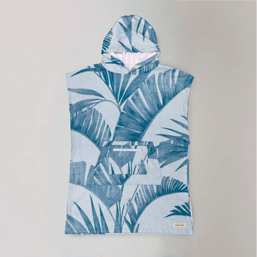 O&E Youth Palm Hooded Poncho