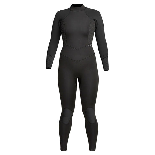 Xcel Ladies Axis 3/2 Backzip Steamer - Black/Flower