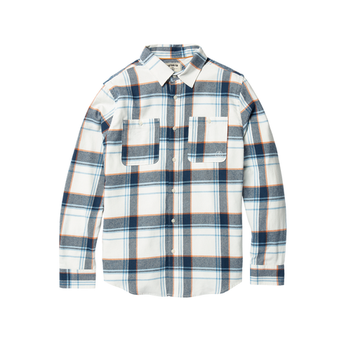 Captain Fin Campo Elijo L/S Flannel Shirt - Dark Navy