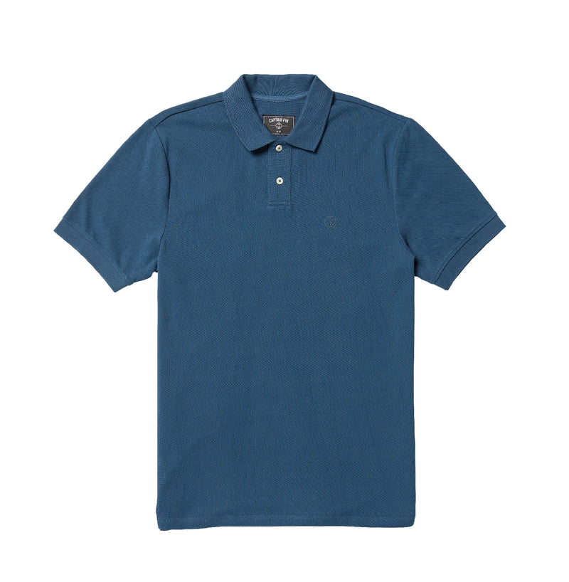 Load image into Gallery viewer, Captain Fin Bushy Woods Polo - Dark Navy
