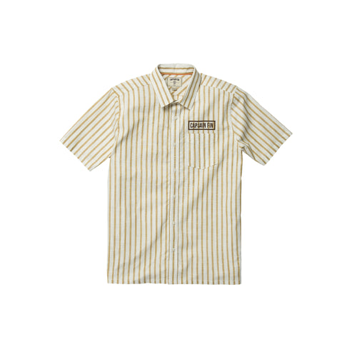 Captain Fin Bait Barge S/S - Mineral Yellow