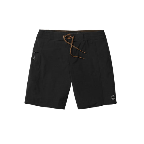 Captain Fin Keyhole Solid Boardshort - Black