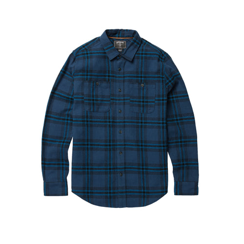 Captain Fin Fire Pit L/S Woven - Dark Navy