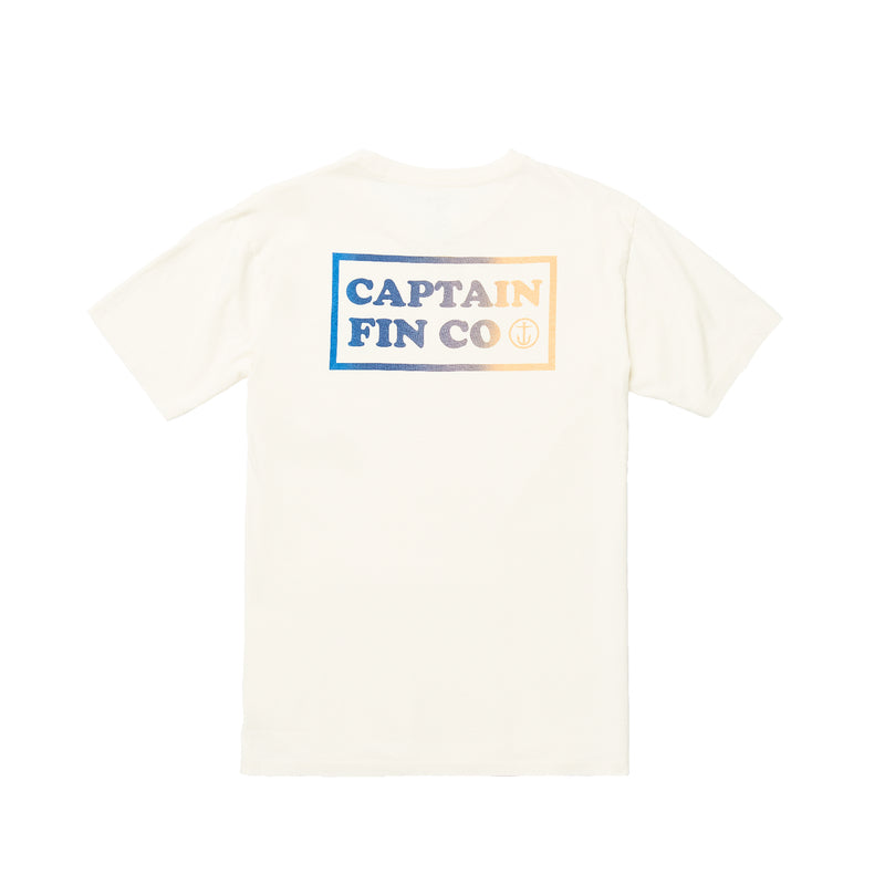 Load image into Gallery viewer, Captain Fin Patch Logo Tee - Vintage White
