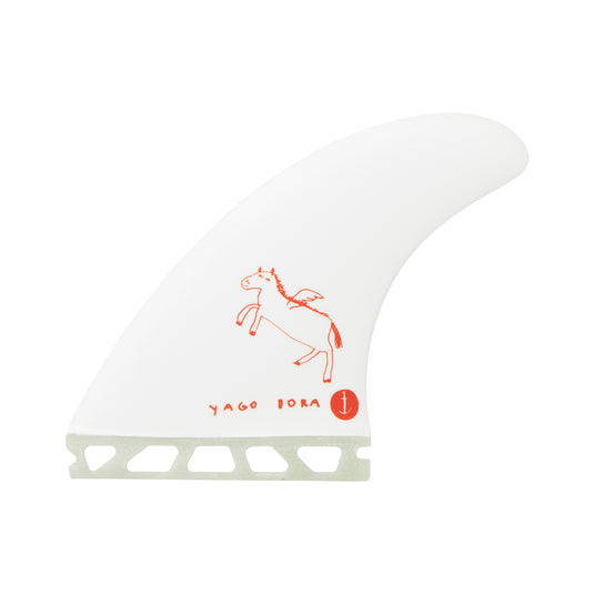 Captain Fin Yago Dora Single Tab Thruster - WHT