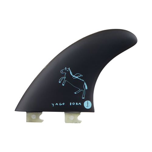 Captain Fin Yago Dora Twin Tab Thruster - BLK