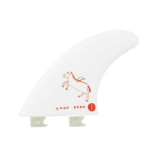 Captain Fin Yago Dora Twin Tab Thruster - WHT