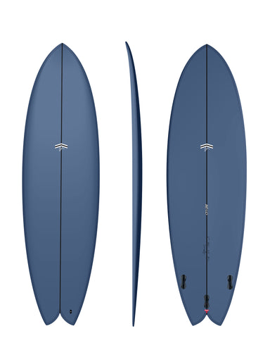 Torq ACT The Don Nose Rider - Blue Rails/Brushed Grey - 9'1