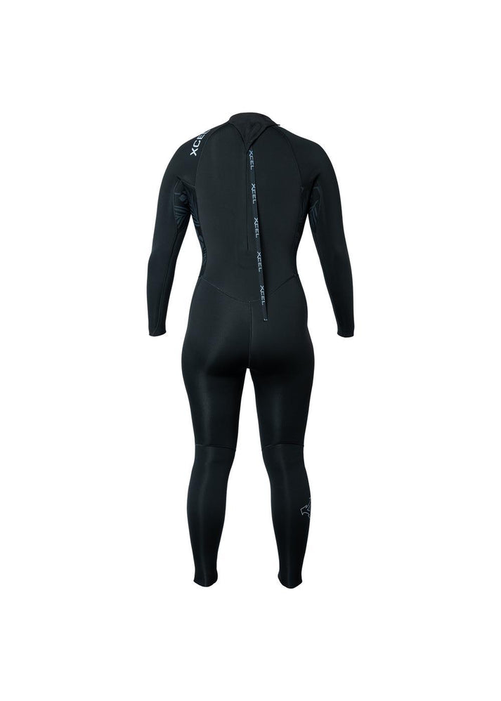 Load image into Gallery viewer, Xcel Ladies Axis 3/2 Backzip - Black/Palm Monstera
