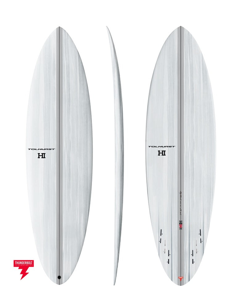 Load image into Gallery viewer, Harley Ingleby MID4 3+3 Thunderbolt Red - Candy White

