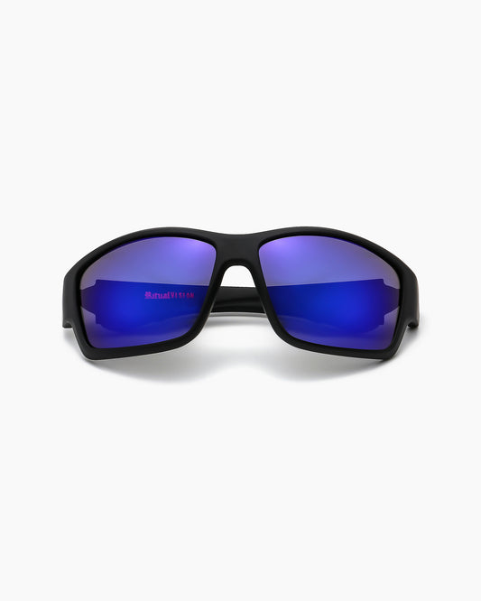 Ritual Vision The Decline - Matte Black/Blue Reflective Polarized