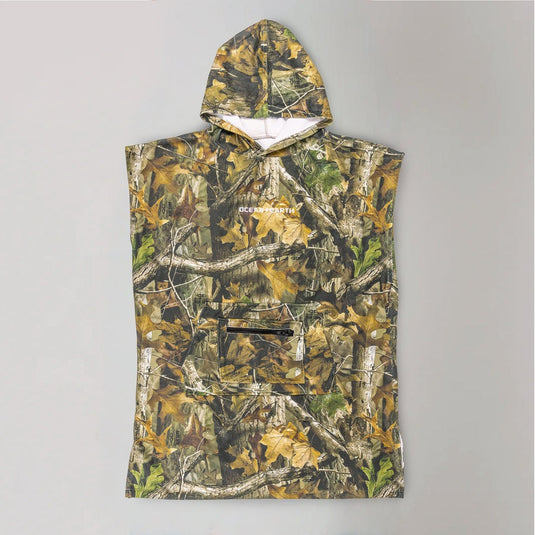 O&E Youth Real Camo Hooded Poncho