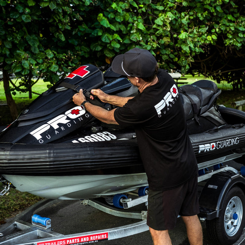 Load image into Gallery viewer, Pro Guarding Jet Ski Hatch Strap - All Black
