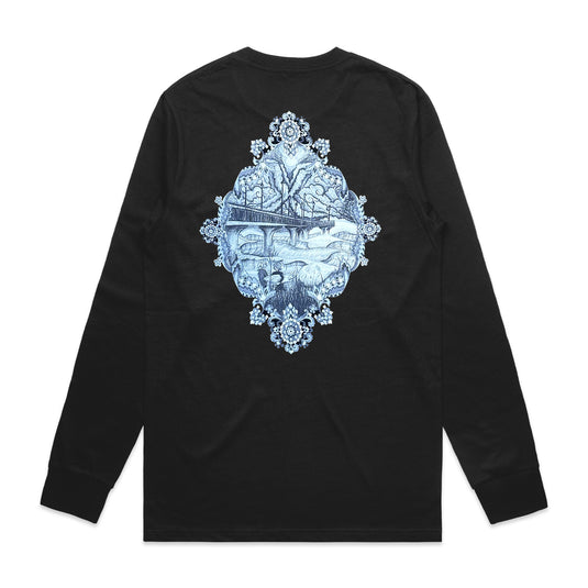 Exit Surf Artist Series L/S Tee - D Mcbride - Black