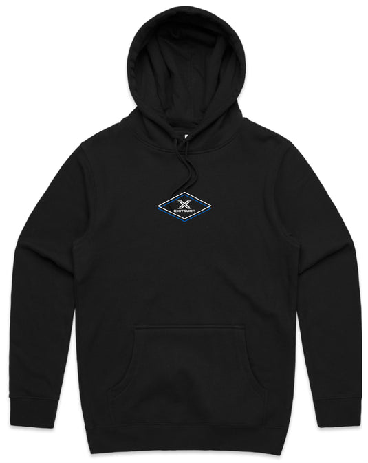 Exit Surf Diamond Back Hoody - Black