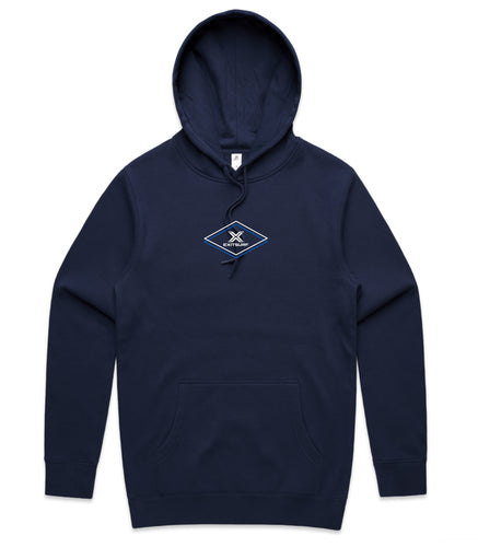 Exit Surf Diamond Back Hoody - Cobalt