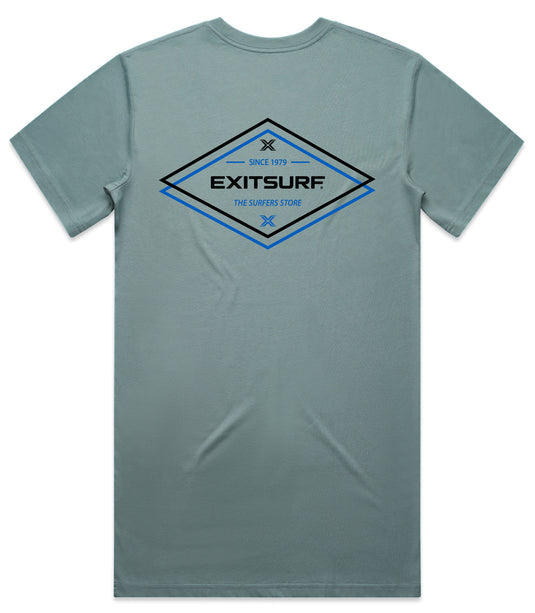 Exit Surf Diamond Back Tee - Mineral