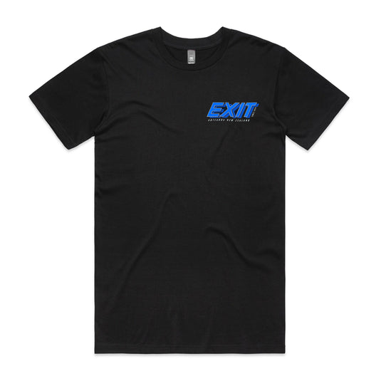 Exit Surf OG Logo Tee - Blk/Blu