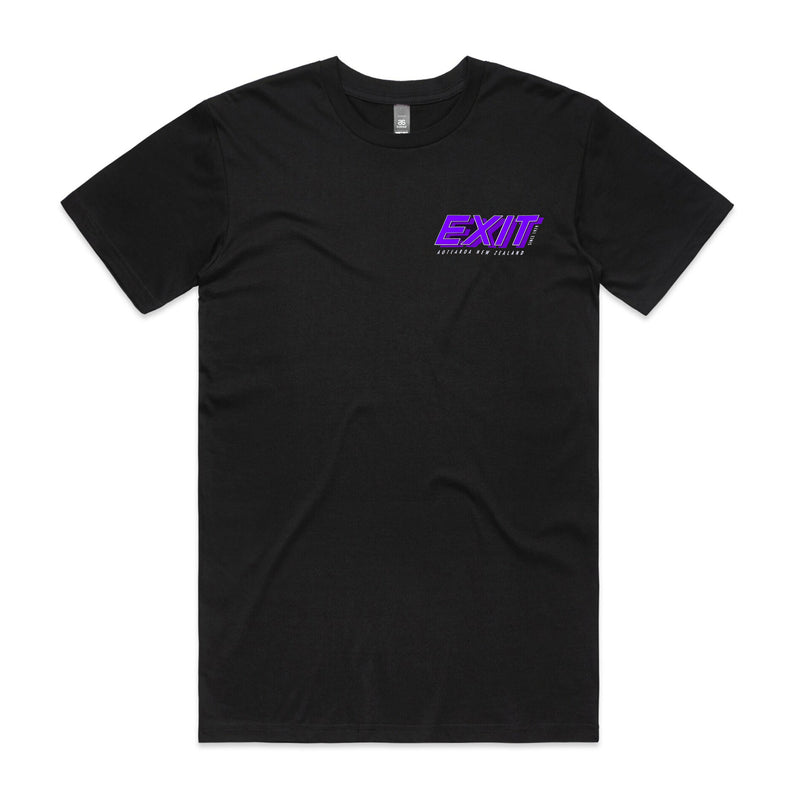 Load image into Gallery viewer, Exit Surf OG Logo Tee - Black/Purple
