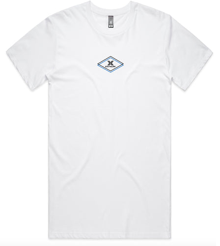 Exit Surf Diamond Back Tee - White