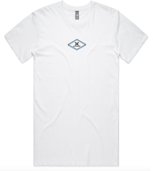 Exit Surf Diamond Back Tee - White