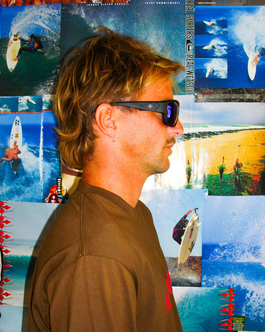 Ritual Vision The Decline - Matte Black/Blue Reflective Polarized