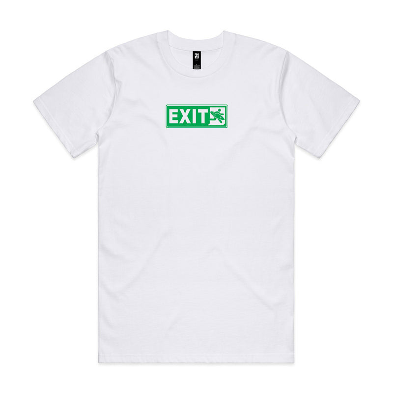 Load image into Gallery viewer, Exit Surf Men's Emergency Exit Sign Tee
